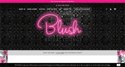 Desktop Screenshot of blushbridallounge.com